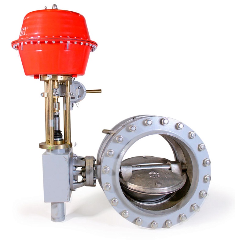 Отсечной клапан баттерфляй. Серия КБО