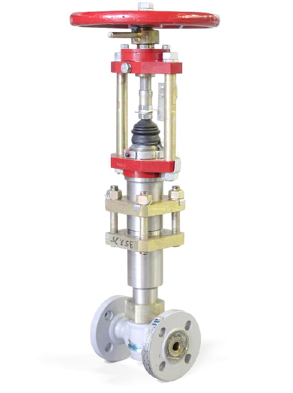 Отсечной криогенный клапан с ручным приводом. Серия КМО-Р