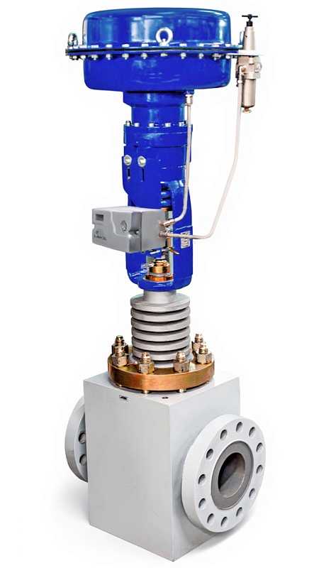 Регулирующий клапан из жаропрочной стали. Серия КМР