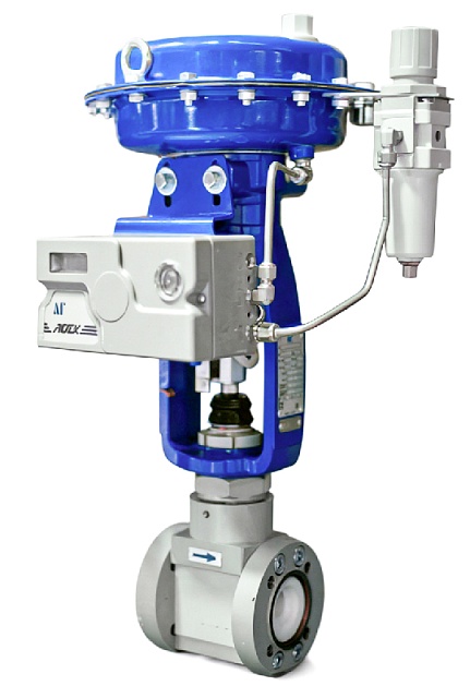 Футерованный плунжерный клапан. Серия МИУФ